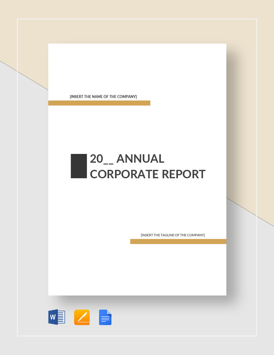 Corporate Report Template