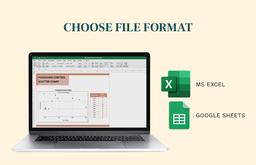 Packaging Control Scatter Chart - Google Sheets, Excel | Template.net