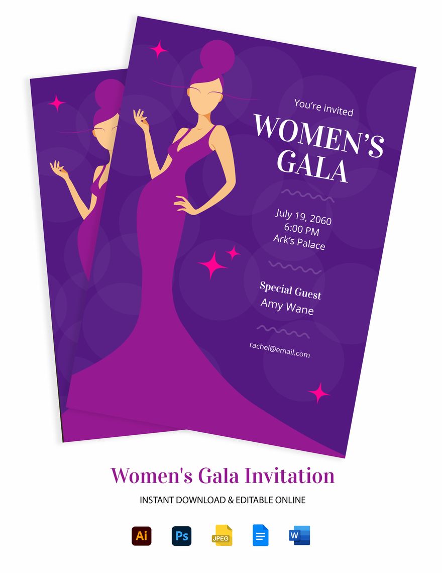 Women's Gala Invitation