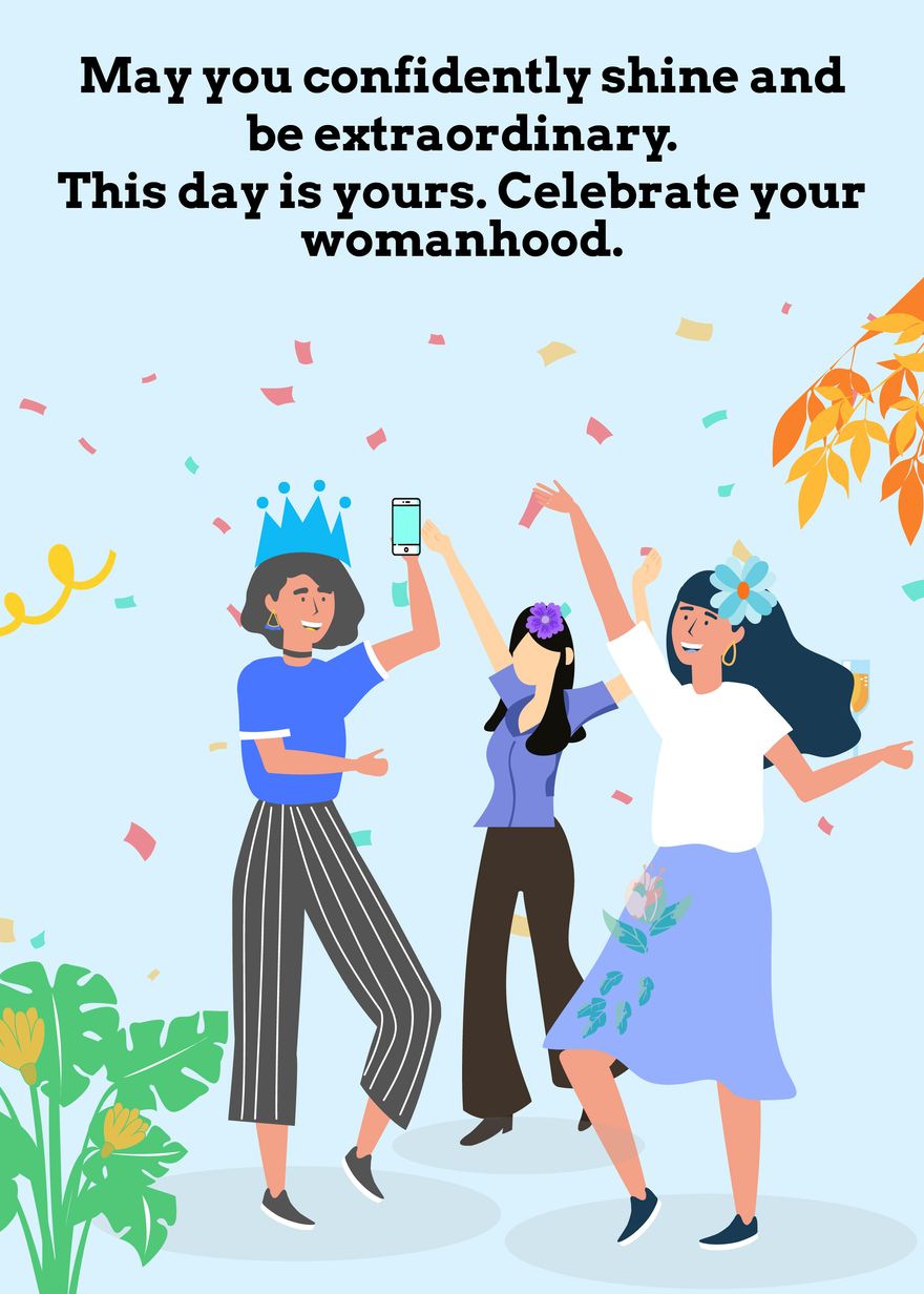 Free Celebratory Women's Wishes in Word, Google Docs, Illustrator, PSD, EPS, SVG, JPG, PNG