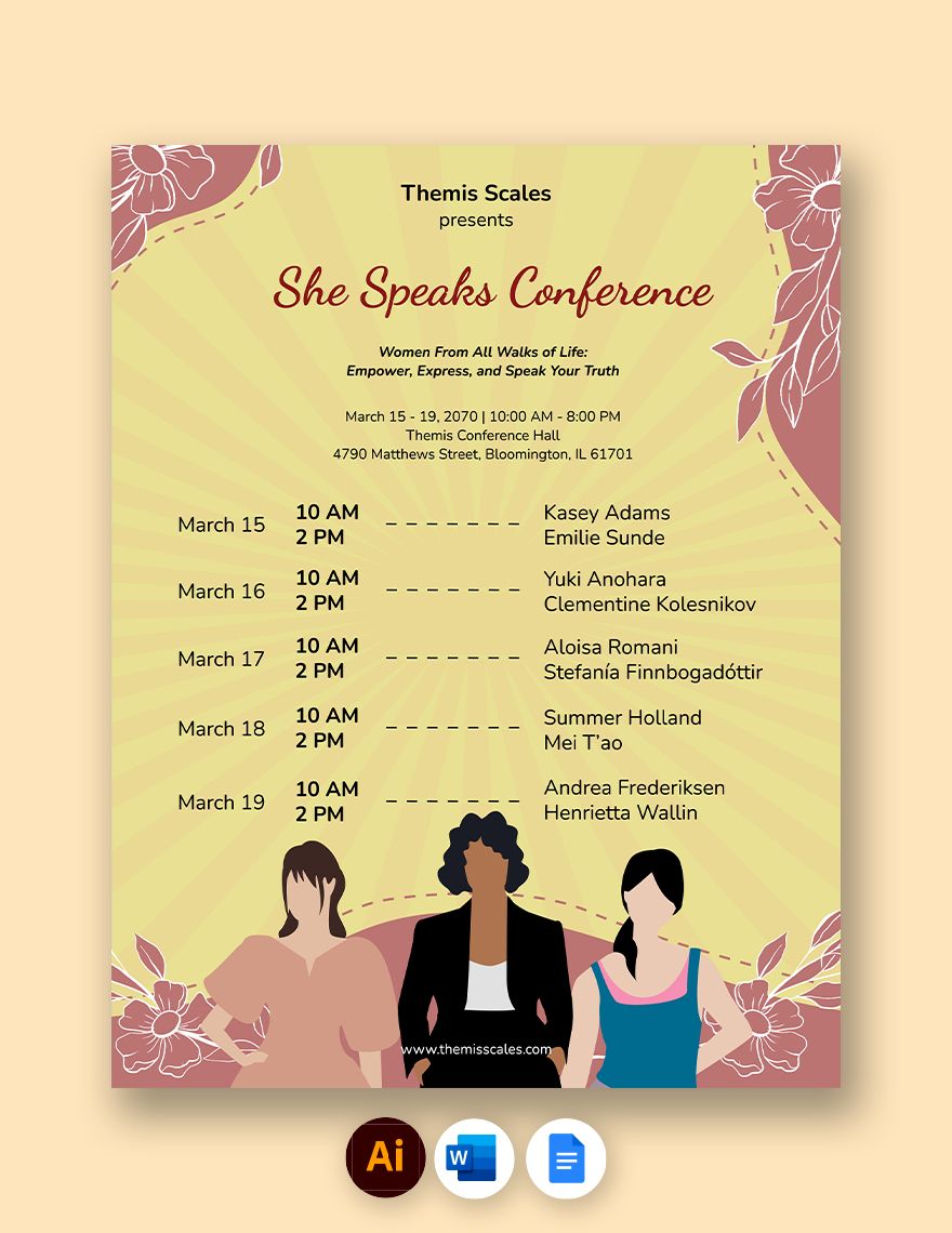 Free Women's Conference Program
