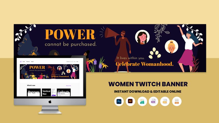 Women Twitch Banner