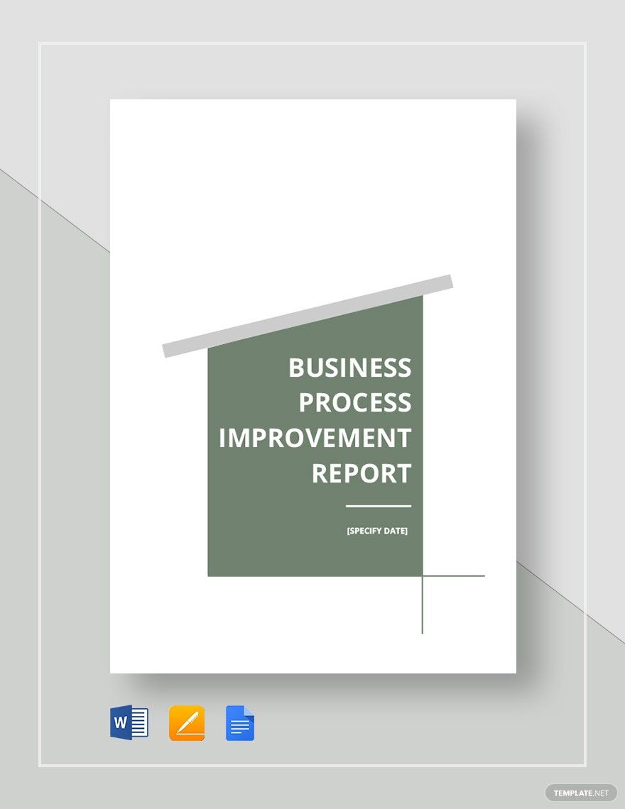 Business Process Improvement Report Template Download In Word Google Docs Apple Pages 