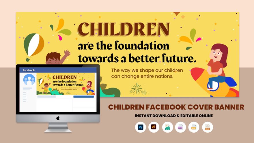 Children Facebook Cover Banner