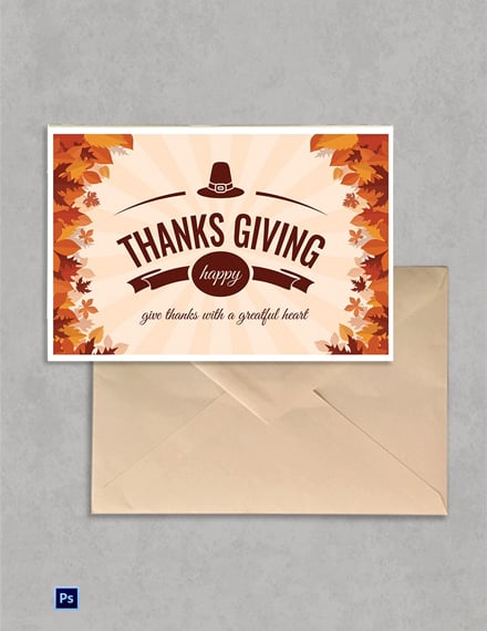 Thanksgiving Greeting Card Printable