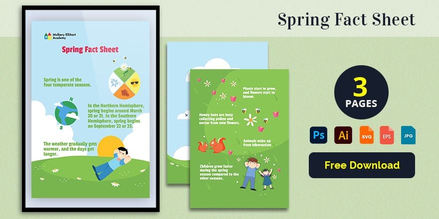 Spring Fact Sheet Template