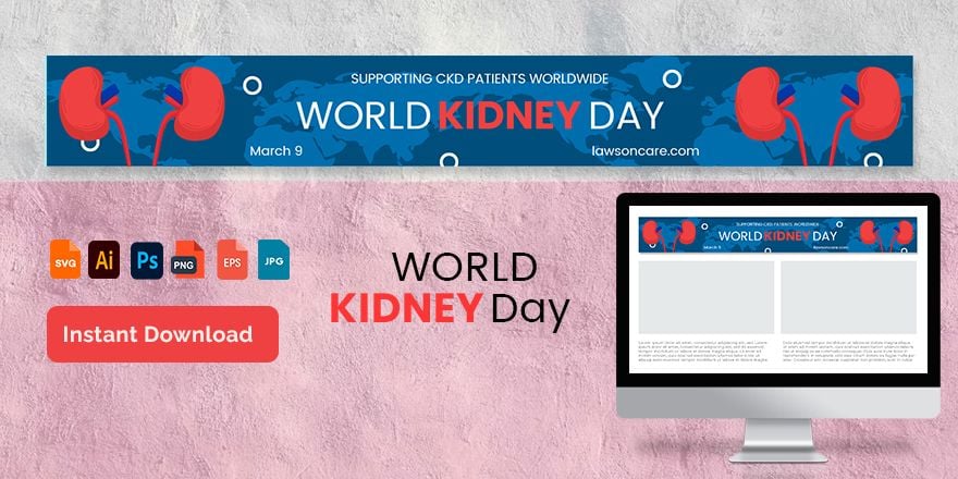 World Kidney Day Website Banner