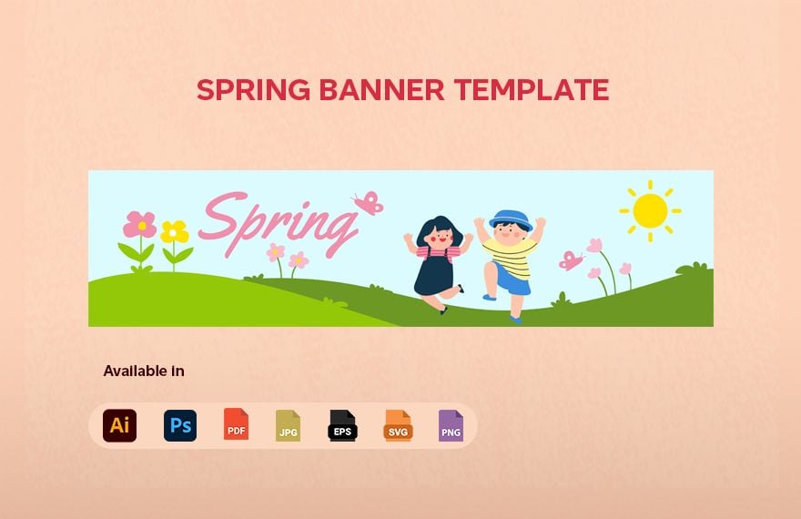 Spring Banner Template
