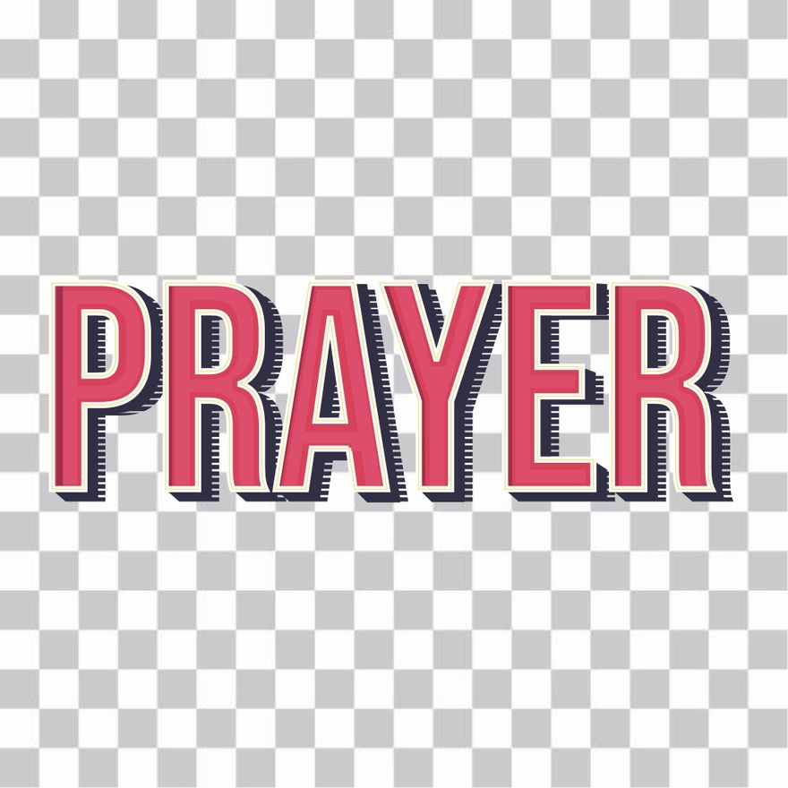 Prayer Text Effect