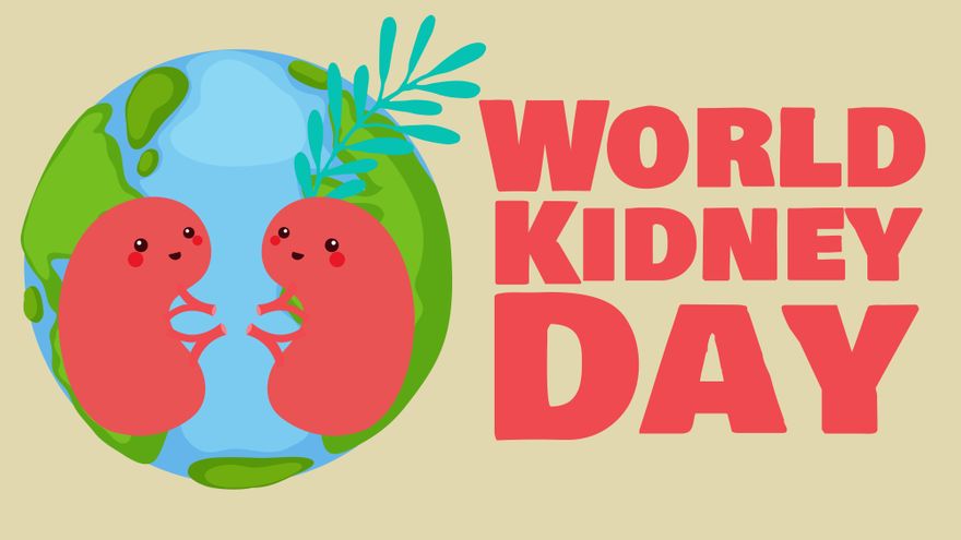 Free World Kidney Day Background in PDF, Illustrator, PSD, EPS, SVG, JPG, PNG