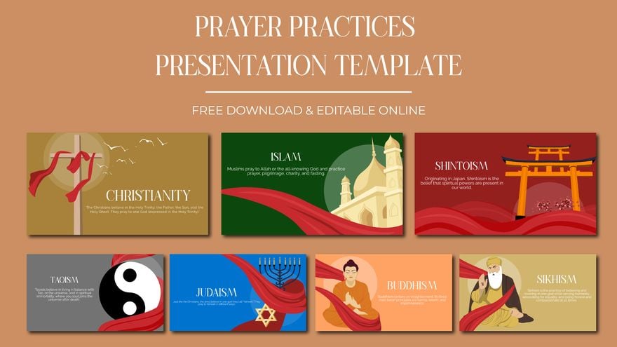 Prayer Practices Presentation in PDF, PowerPoint, Google Slides
