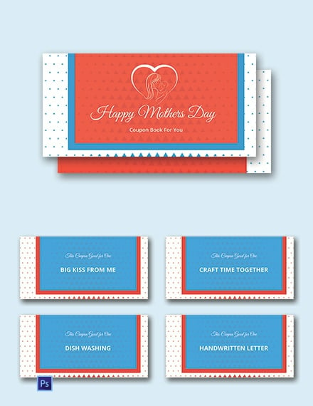 Mother's Day Coupon Book Template