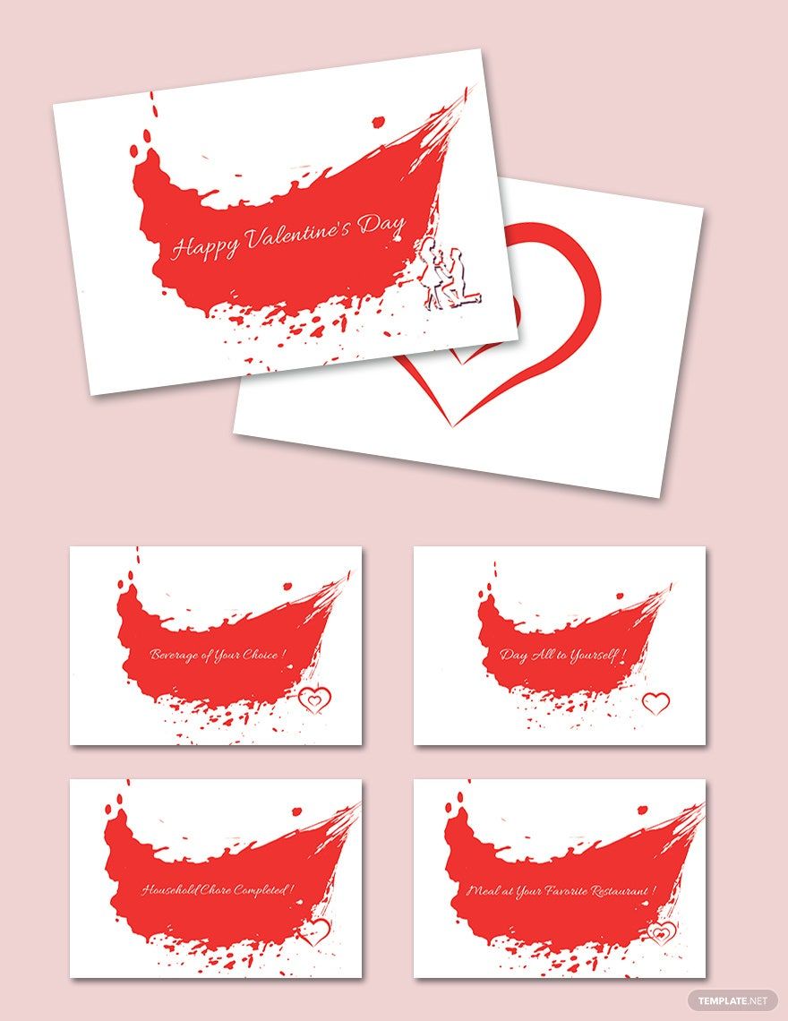 Valentine's Day Coupon Book Template