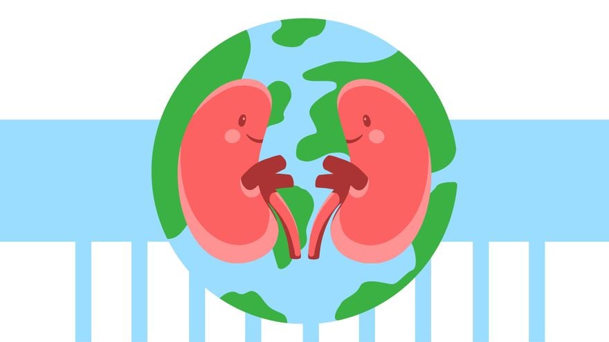 High Resolution World Kidney Day Background in Illustrator, PSD, JPG ...