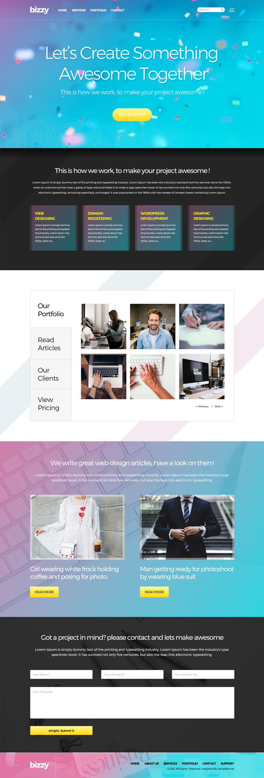 Web Development HTML5/CSS3 Website Template Web Development HTML5/CSS3 Website Template