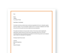 interview request letter