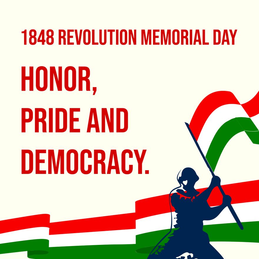 1848 Revolution Memorial Day Instagram Post