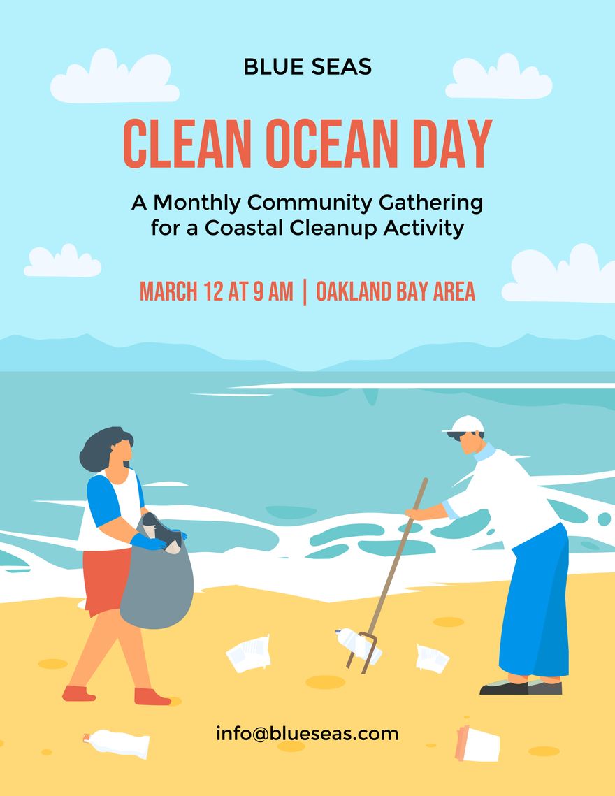 Nature Coastal Cleanup Flyer