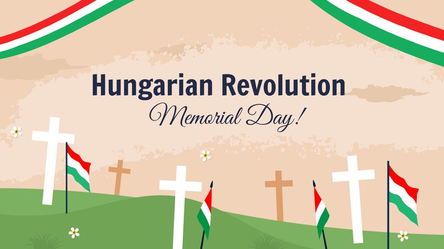 1848 Revolution Memorial Day Banner Background