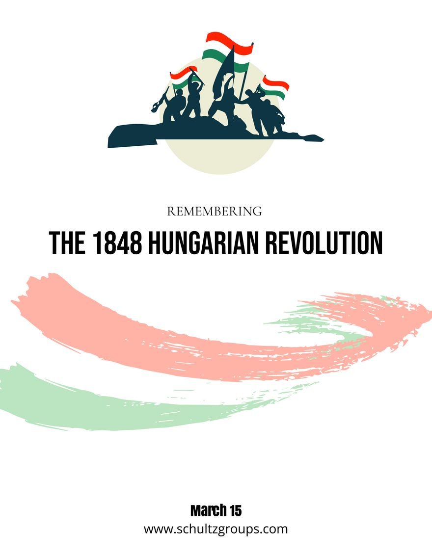 1848 Revolution Memorial Day Flyer Background