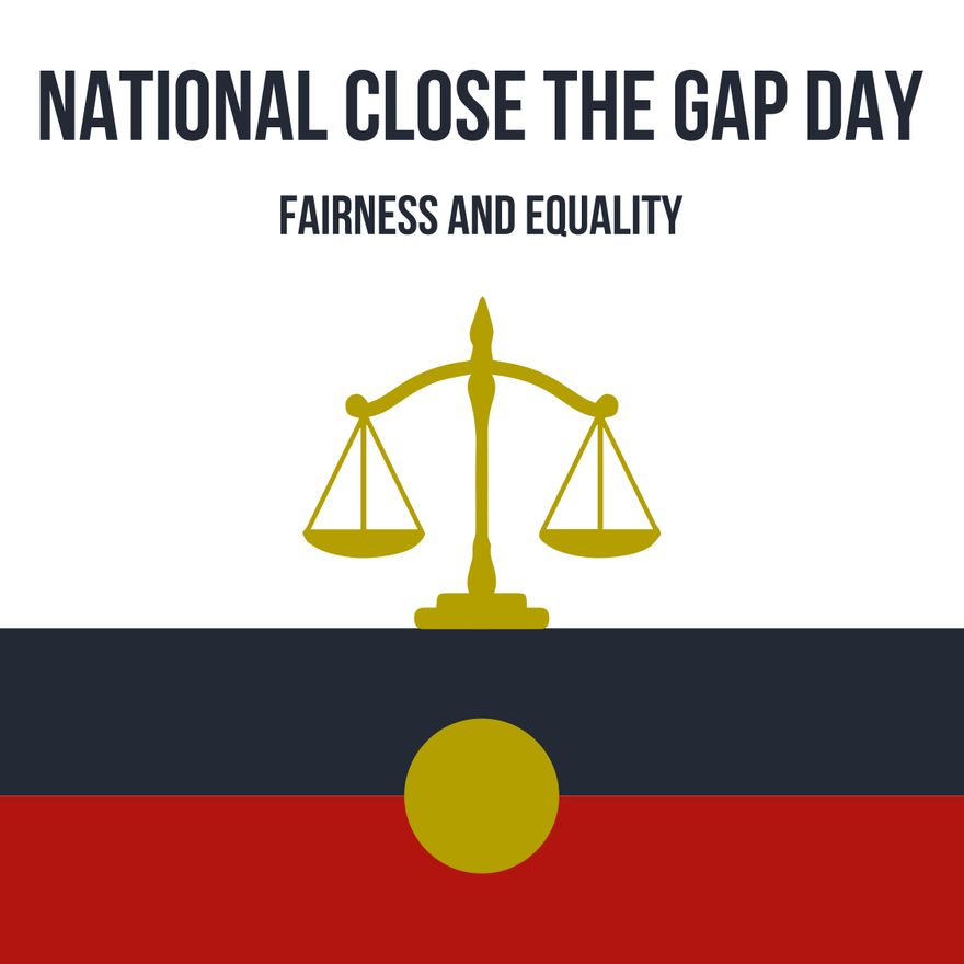 National Close the Gap Day Instagram Post