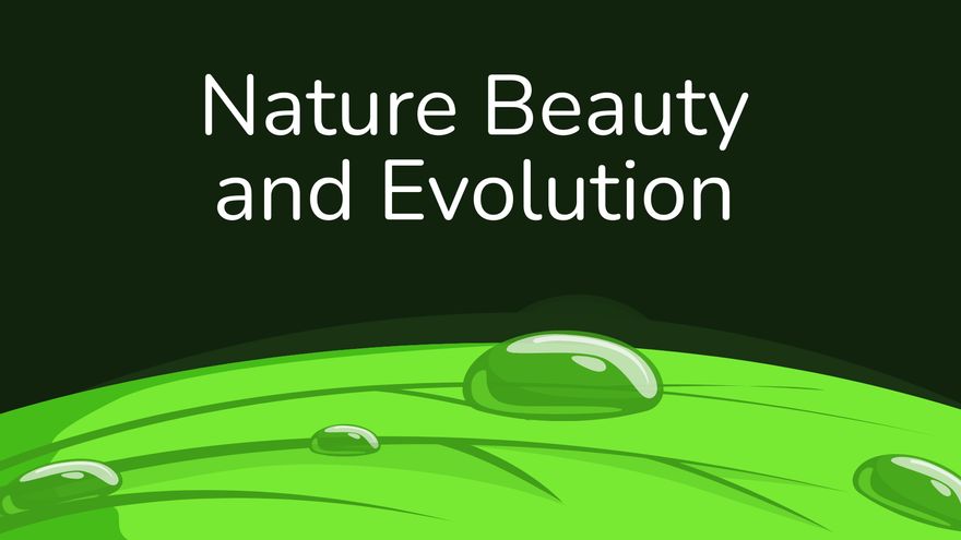 Nature Beauty and Evolution Presentation
