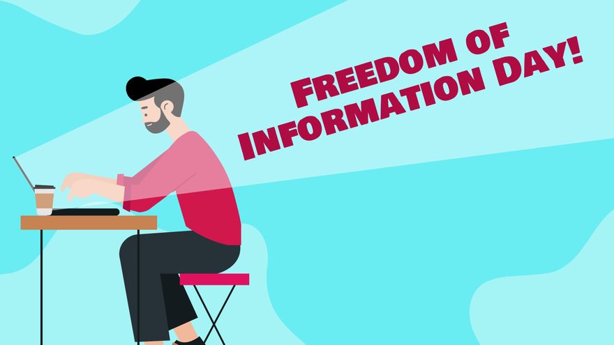 Freedom of Information Day Banner Background in PDF, Illustrator, PSD, EPS, SVG, JPG, PNG