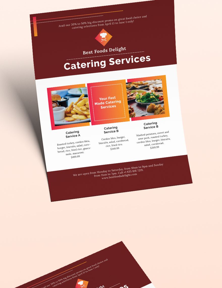 Catering Flyer 