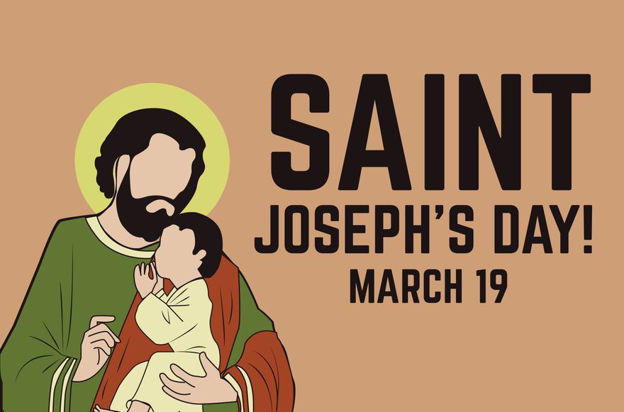 Saint Joseph's Day Banner