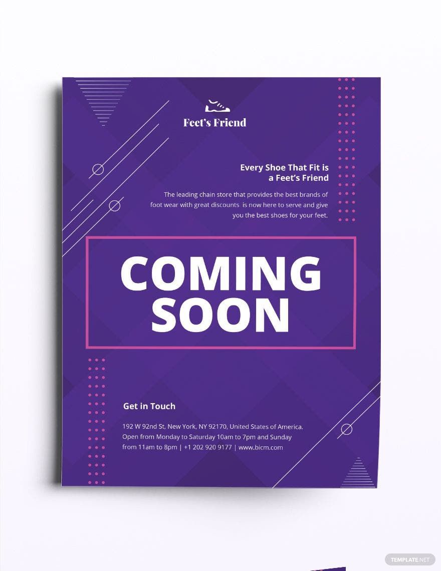 Coming Soon Flyer Template