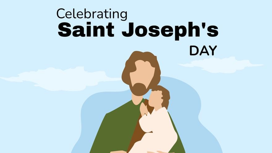 Saint Joseph's Day Vector Background