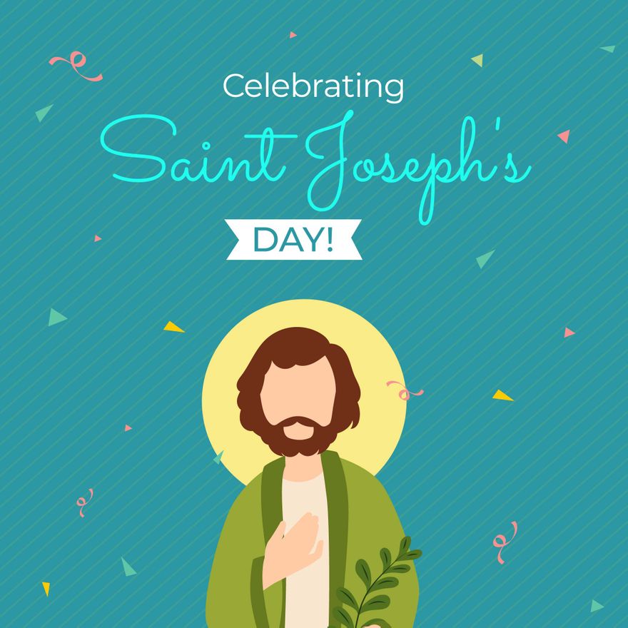 Saint Joseph's Day Celebration Vector