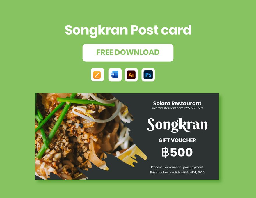 Nature Voucher Template Edit Online & Download Example