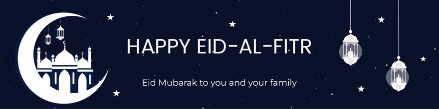 Eid al-Fitr Linkedin Banner