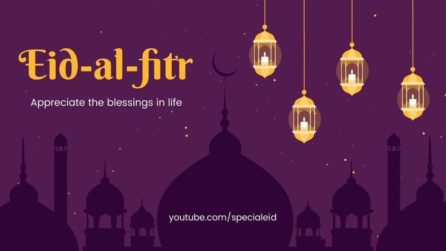 Eid al-Fitr Youtube Banner