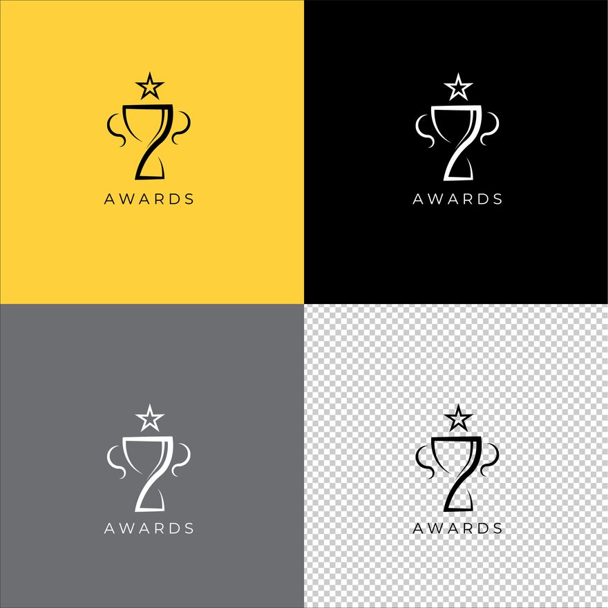 Free Awards Logo Download in Illustrator, PSD