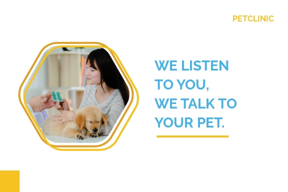 free pet clinic postcard template