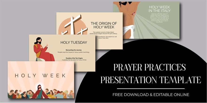 Holy Week Presentation in PDF, PowerPoint, Google Slides