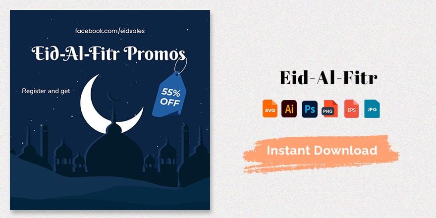 Eid al-Fitr Facebook Ad Banner