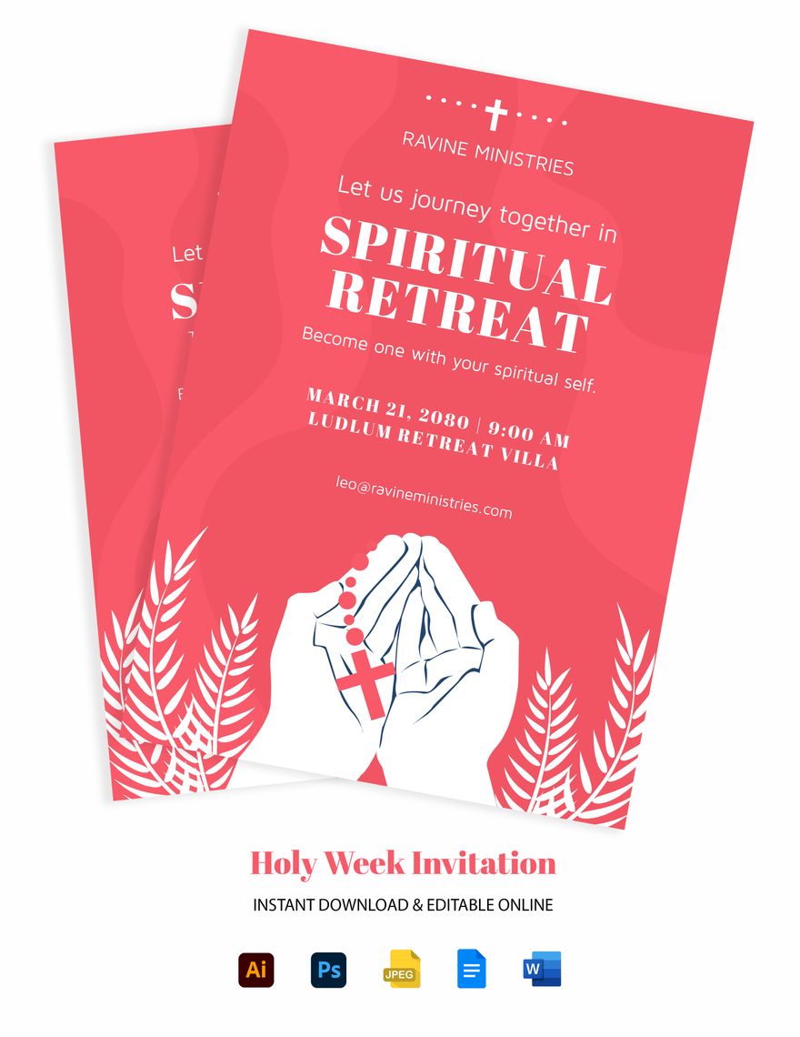 Holy Week Invitation