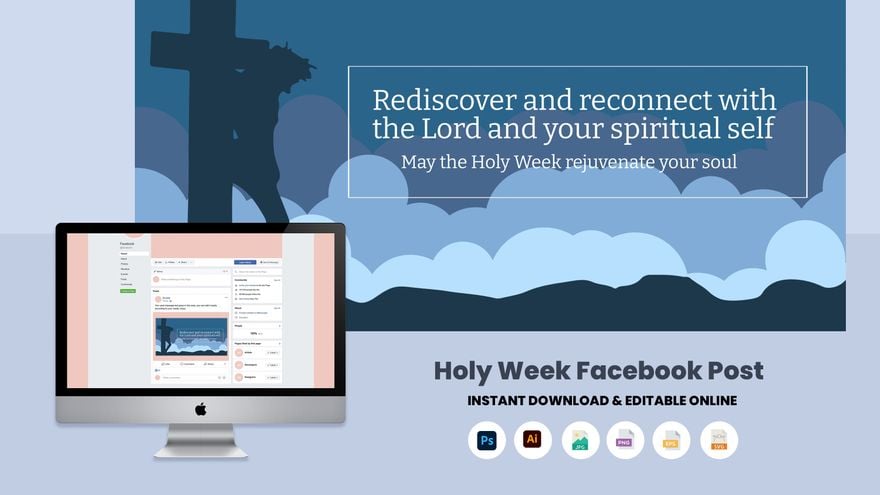 Holy Week Facebook Post
