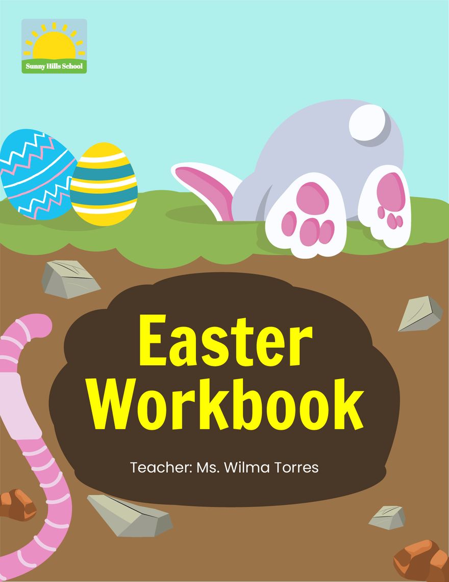 Free Easter Workbook Template to Edit Online Free Easter Workbook Template to Edit Online