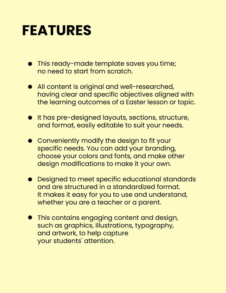 Free Easter Workbook Template to Edit Online Free Easter Workbook Template to Edit Online