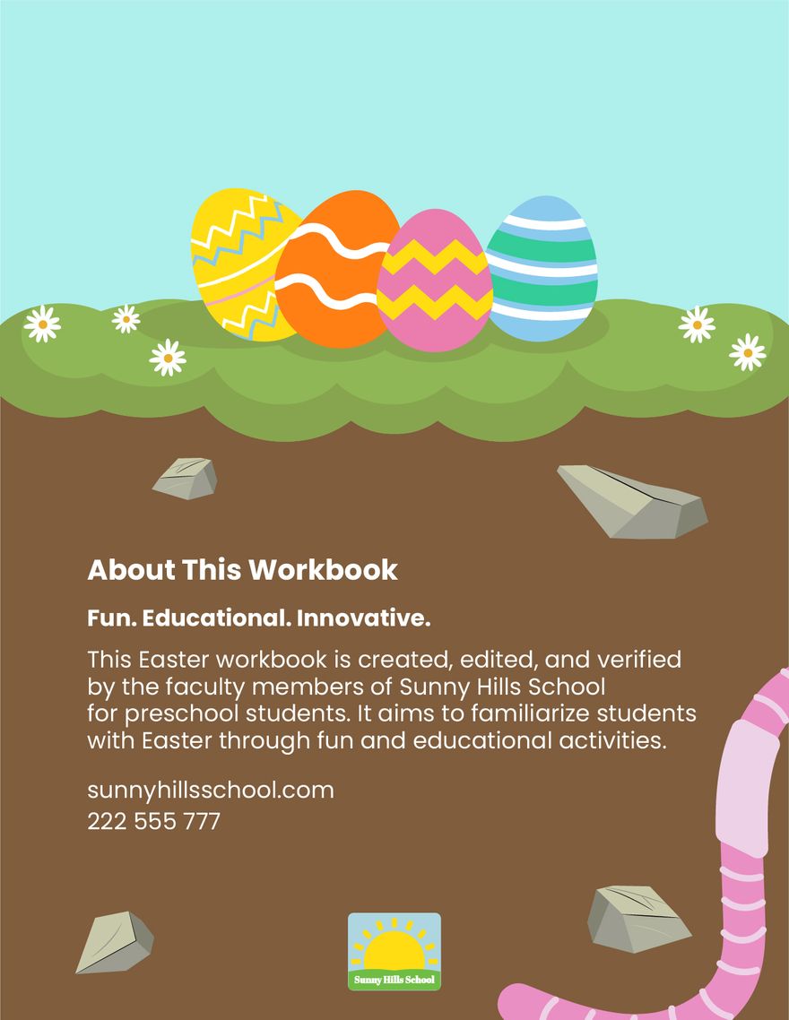 Free Easter Workbook Template to Edit Online Free Easter Workbook Template to Edit Online