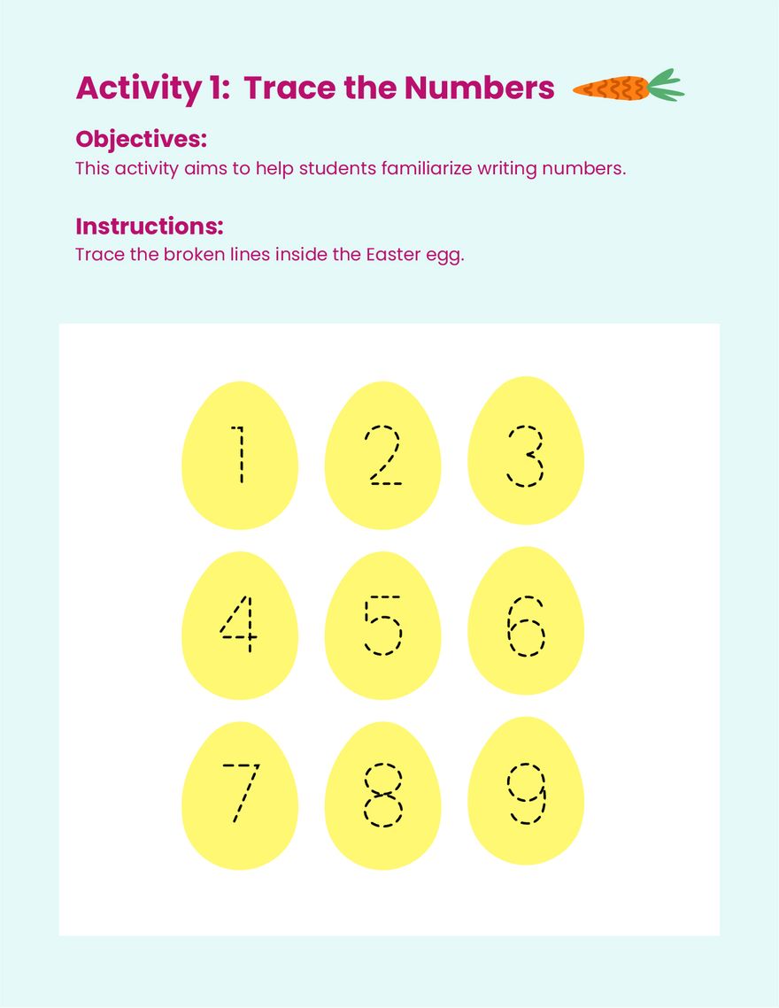 Free Easter Workbook Template to Edit Online Free Easter Workbook Template to Edit Online