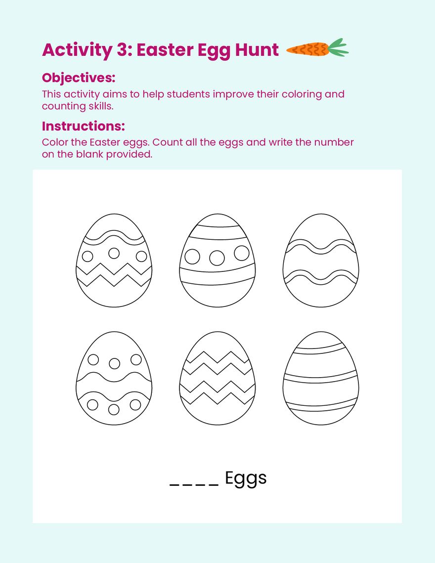 Free Easter Workbook Template to Edit Online Free Easter Workbook Template to Edit Online