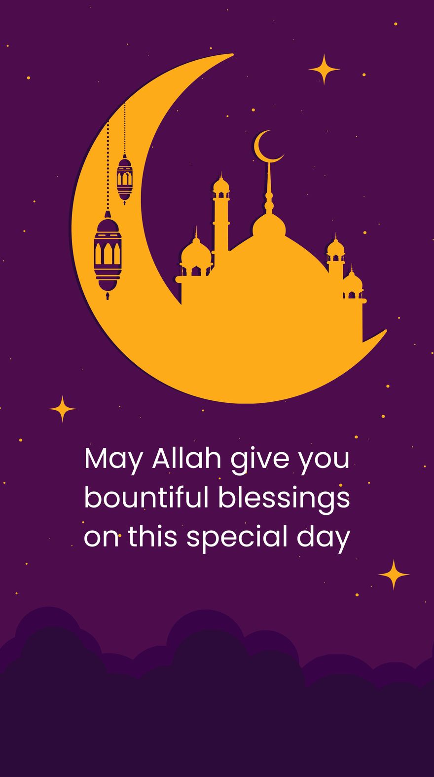 Free Eid al-Fitr Instagram Story Template to Edit Online