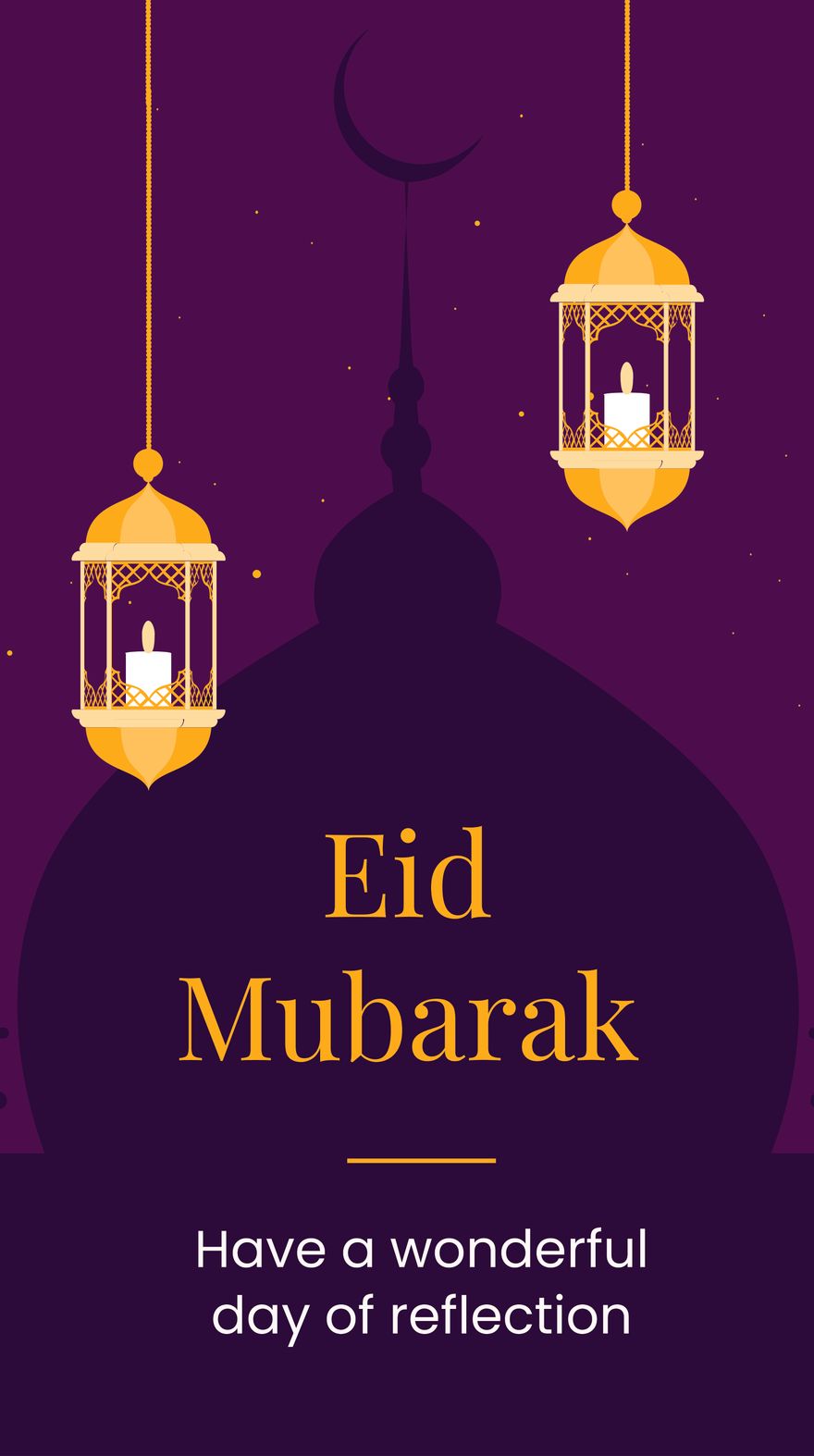 Free Eid al-Fitr Instagram Story Template to Edit Online