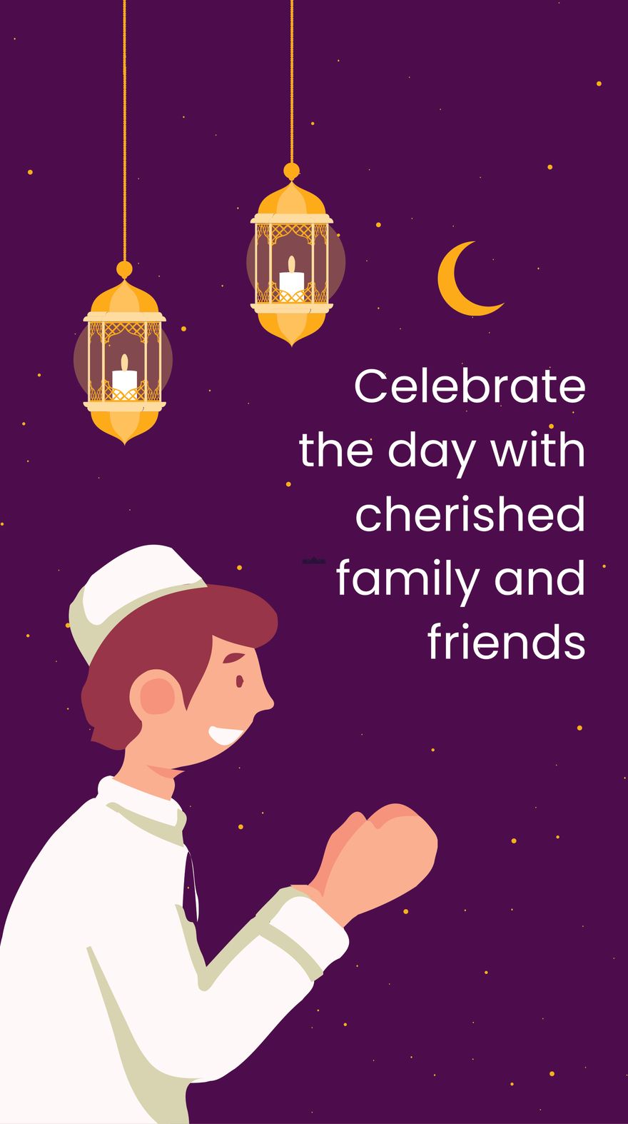 Free Eid al-Fitr Instagram Story Template to Edit Online