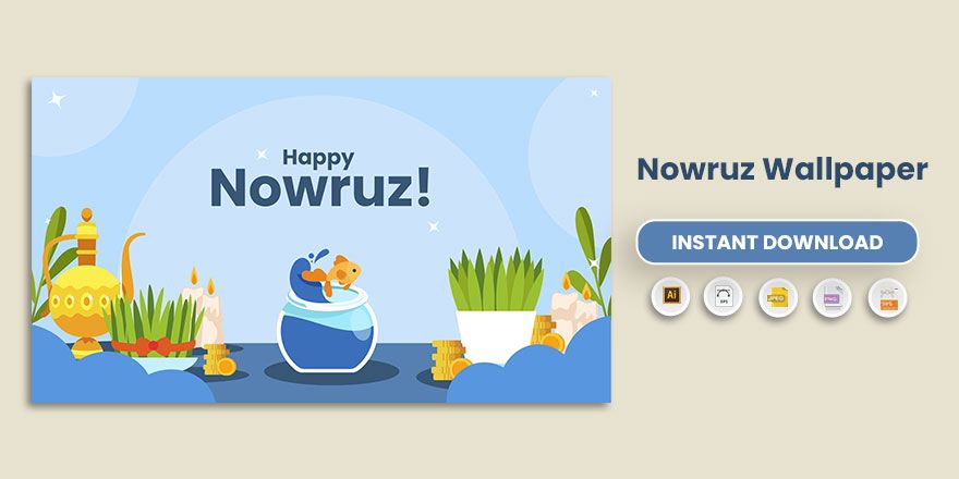 Free Nowruz Wallpaper in Illustrator, EPS, SVG, JPG, PNG